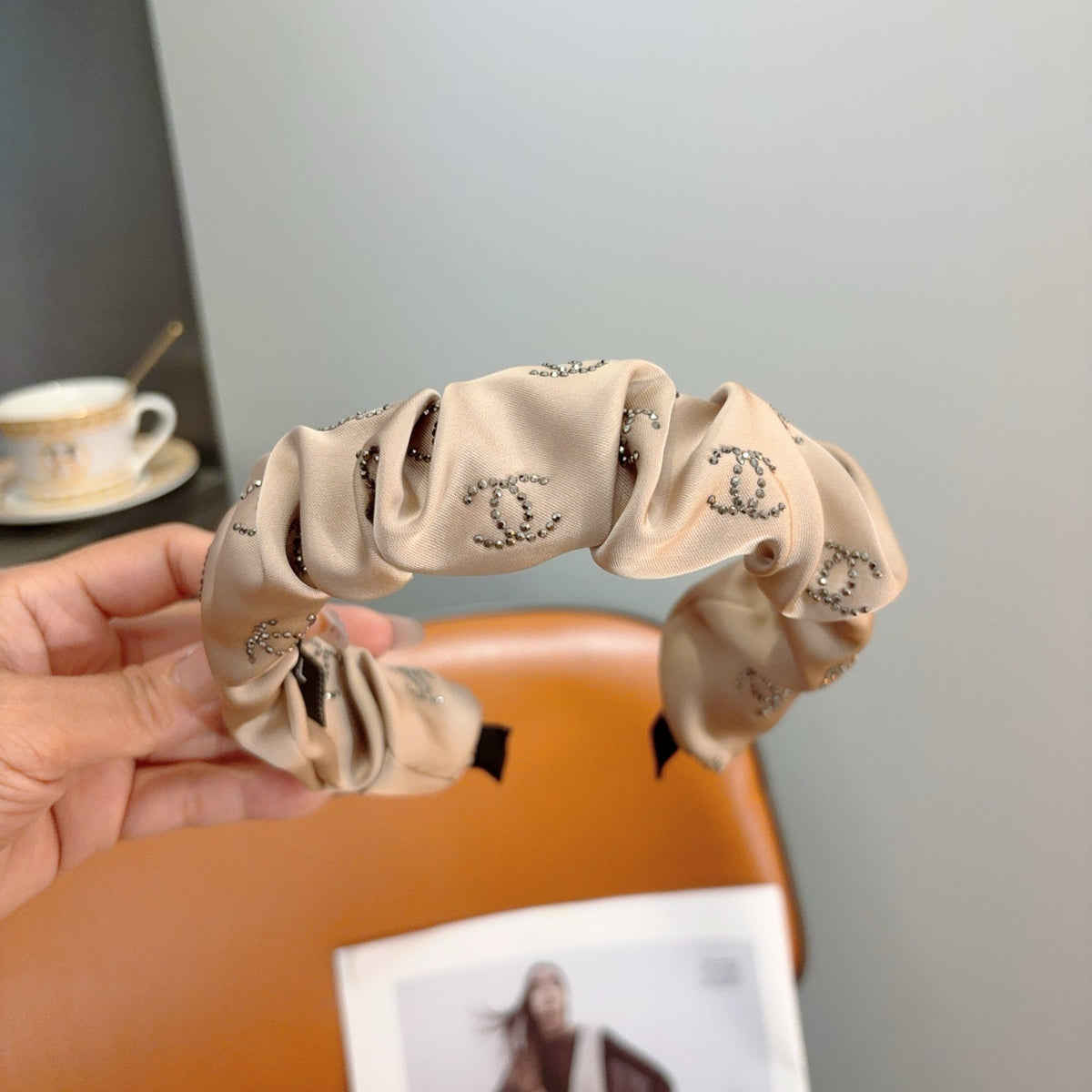 CHANEL Ruched Headband