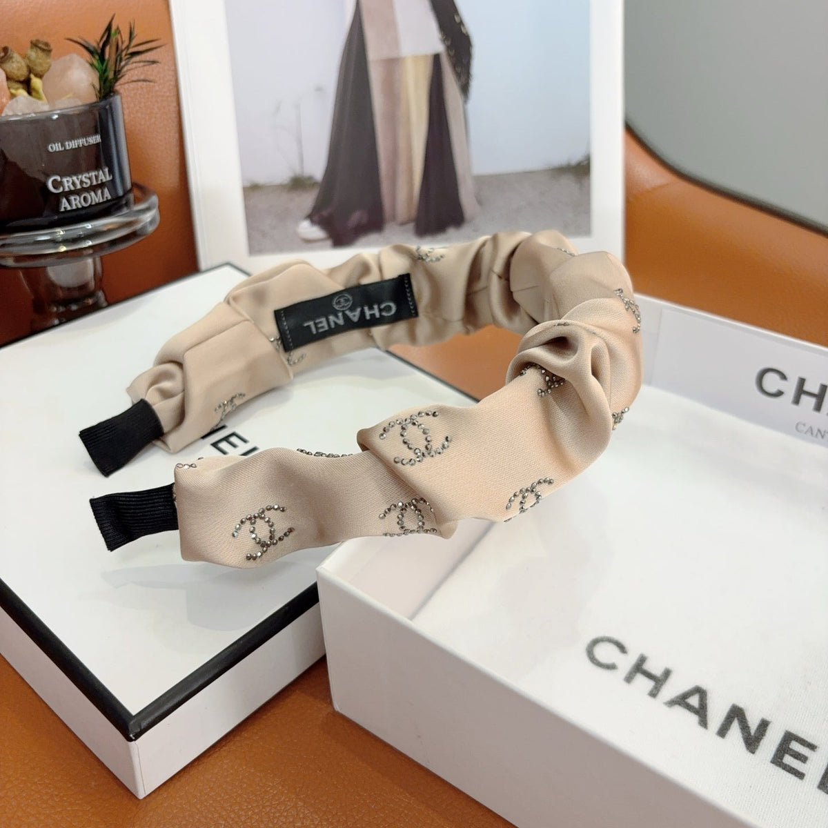 CHANEL Ruched Headband
