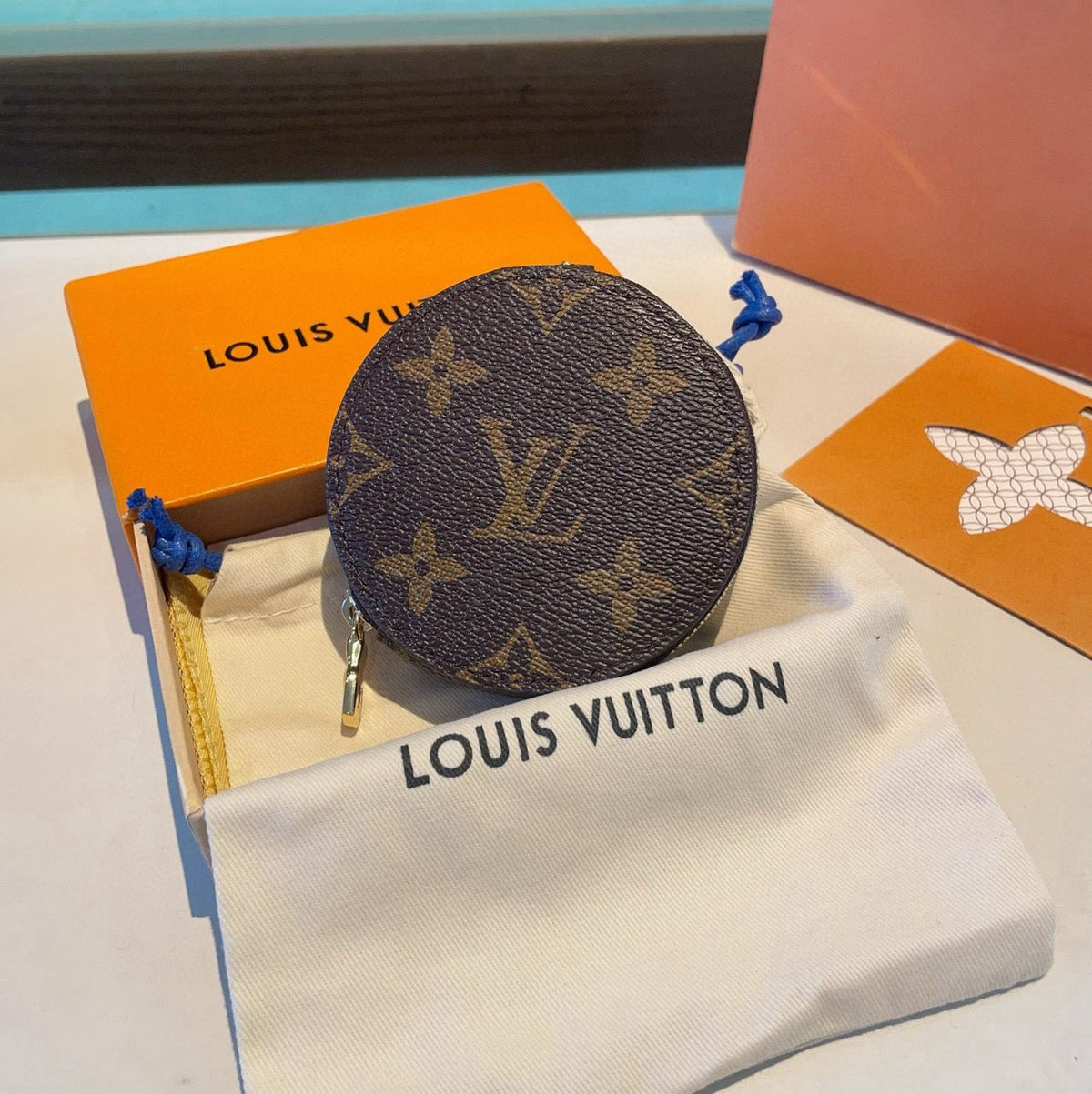 LOUIS VUITTON Canvas Mini Bag Bag Charm