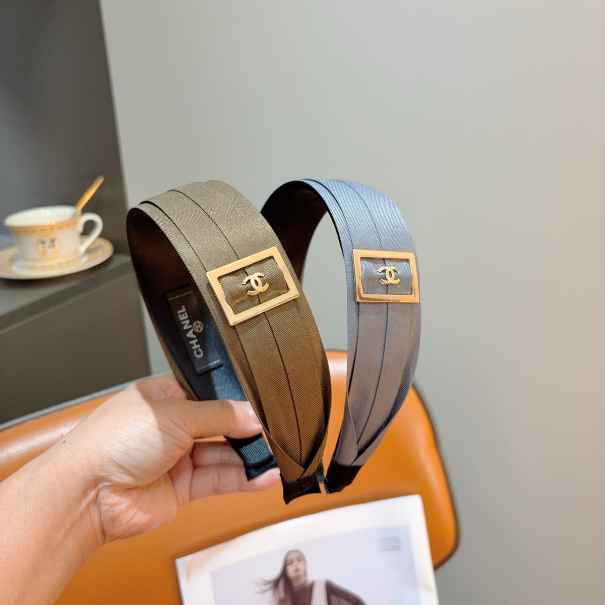 CHANEL Logo Headband