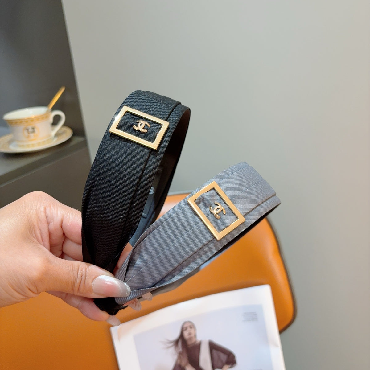CHANEL Logo Headband