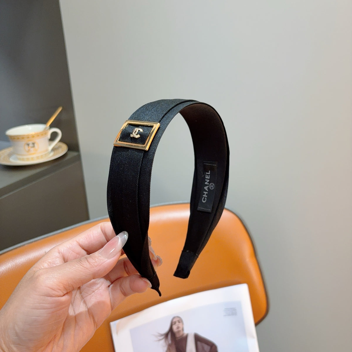CHANEL Logo Headband