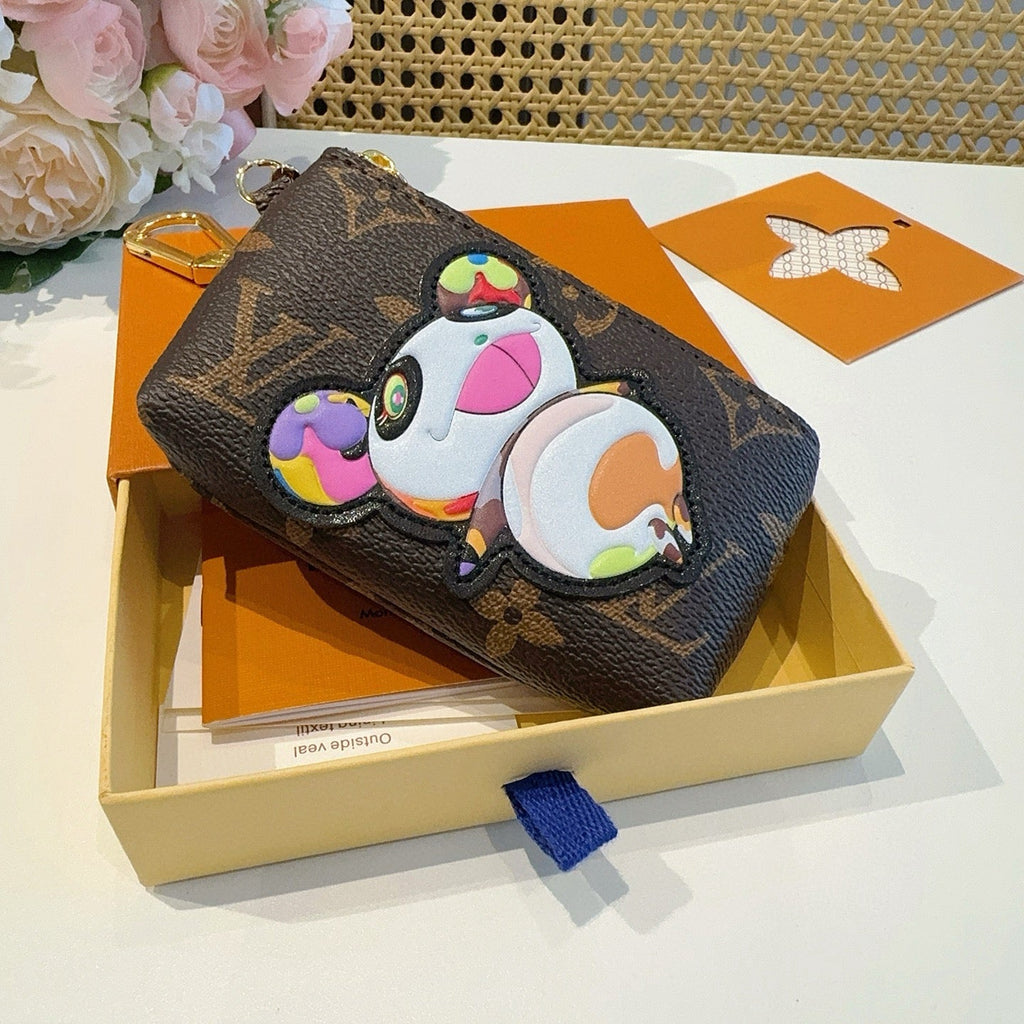 LOUIS VUITTON Panda Logo Mini Bag Bag Charm