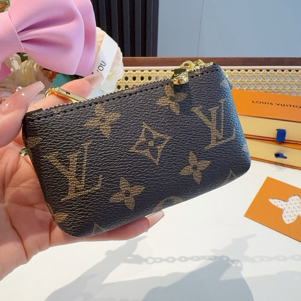 LOUIS VUITTON Panda Logo Mini Bag Bag Charm