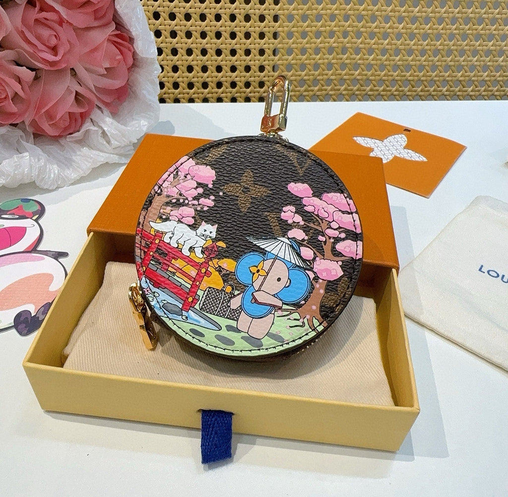 LOUIS VUITTON Canvas Mini Bag Bag Charm