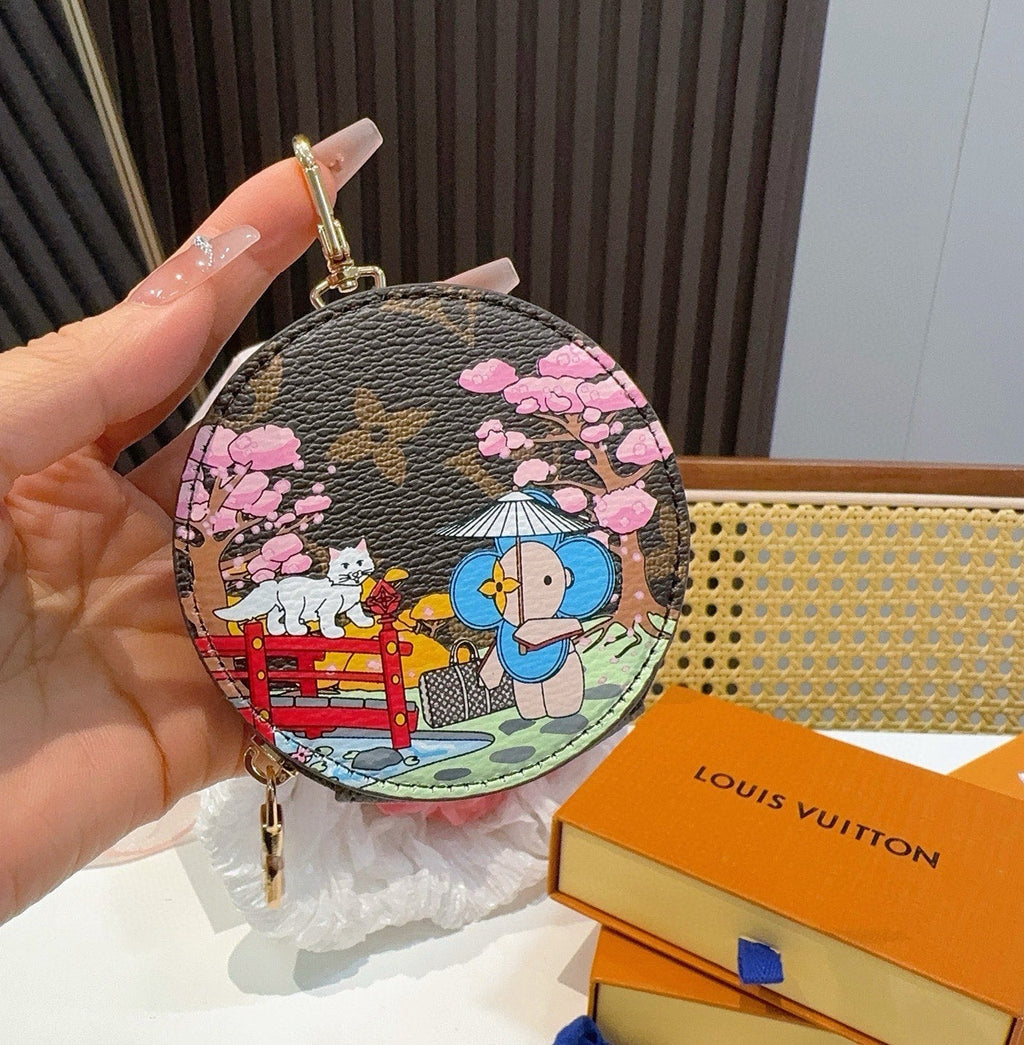 LOUIS VUITTON Canvas Mini Bag Bag Charm