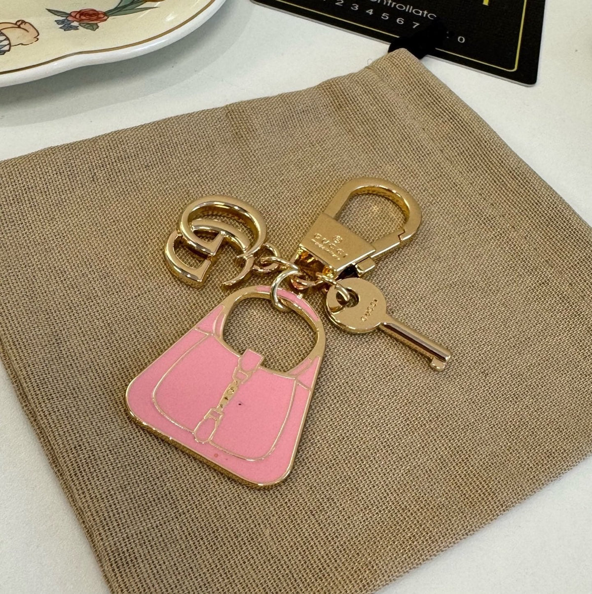 GUCCI Bag Charm Keychain