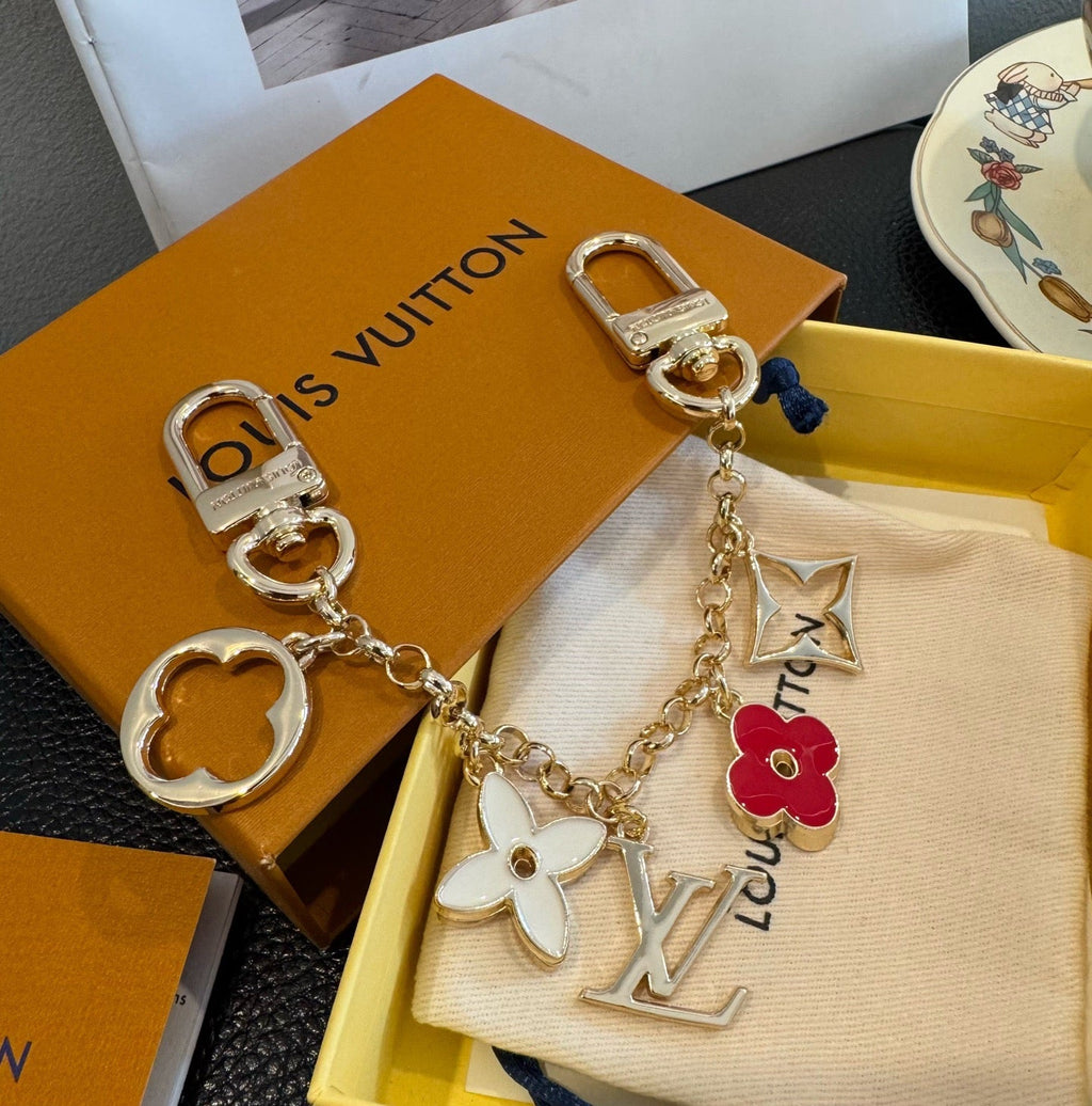 LOUIS VUITTON Canvas Bag Charm Keychain