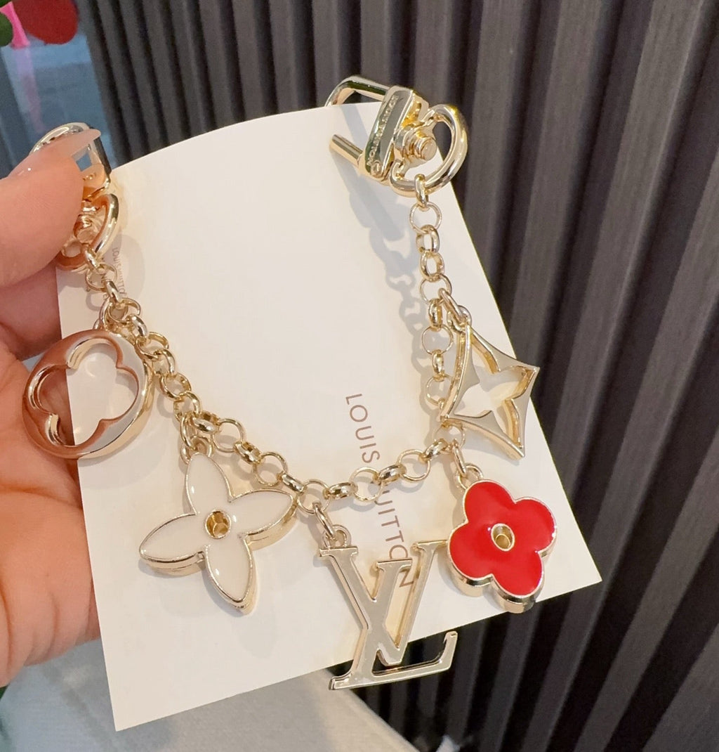 LOUIS VUITTON Canvas Bag Charm Keychain