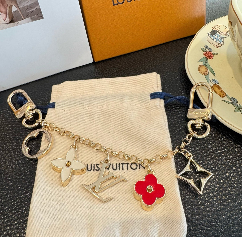 LOUIS VUITTON Canvas Bag Charm Keychain