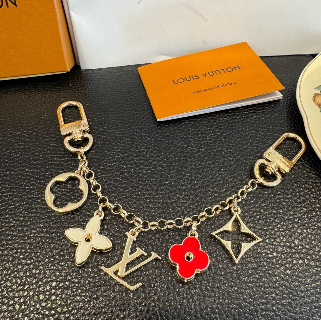 LOUIS VUITTON Canvas Bag Charm Keychain