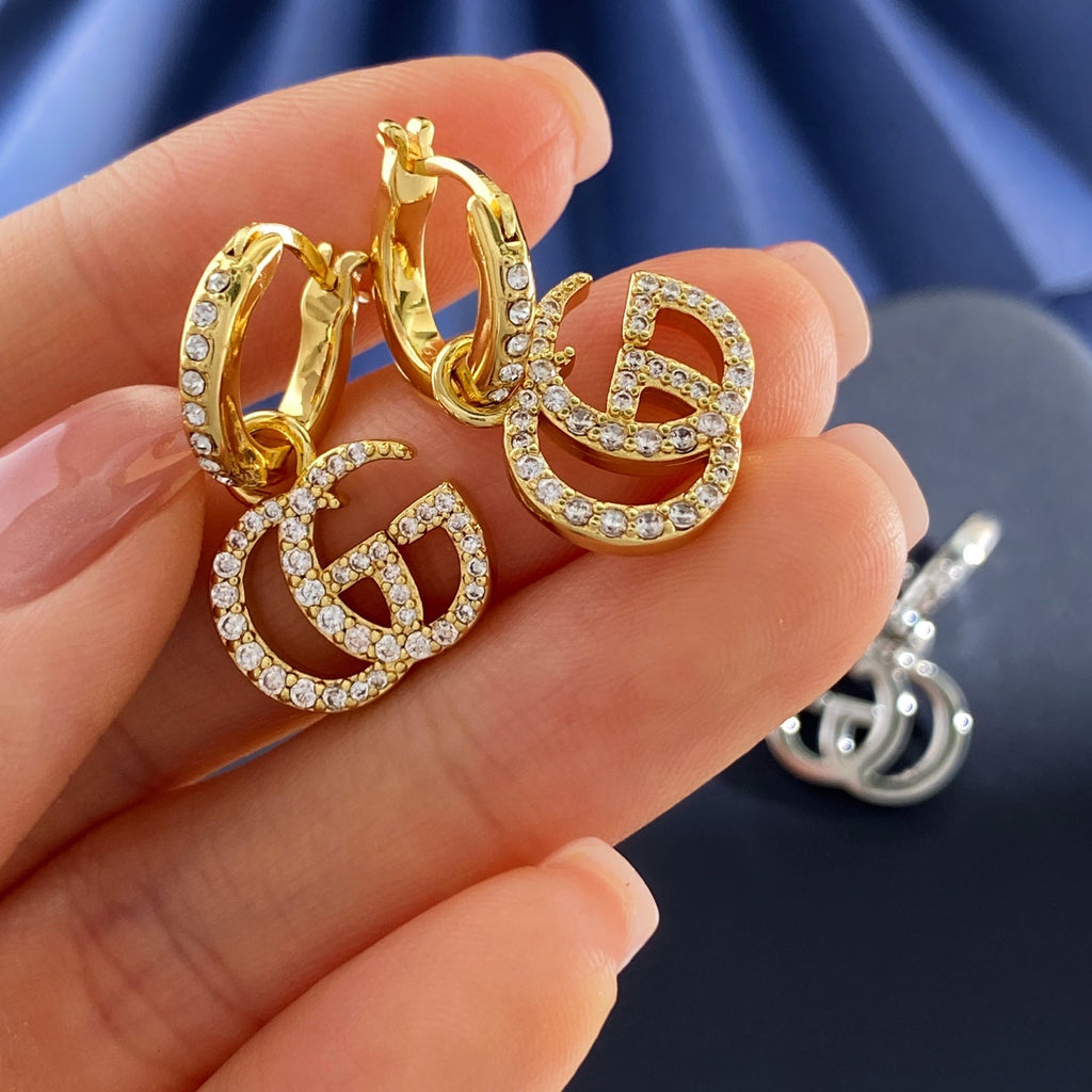 GUCCI P70 Crystal Earrings