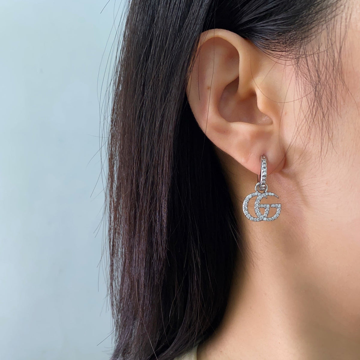GUCCI P70 Crystal Earrings