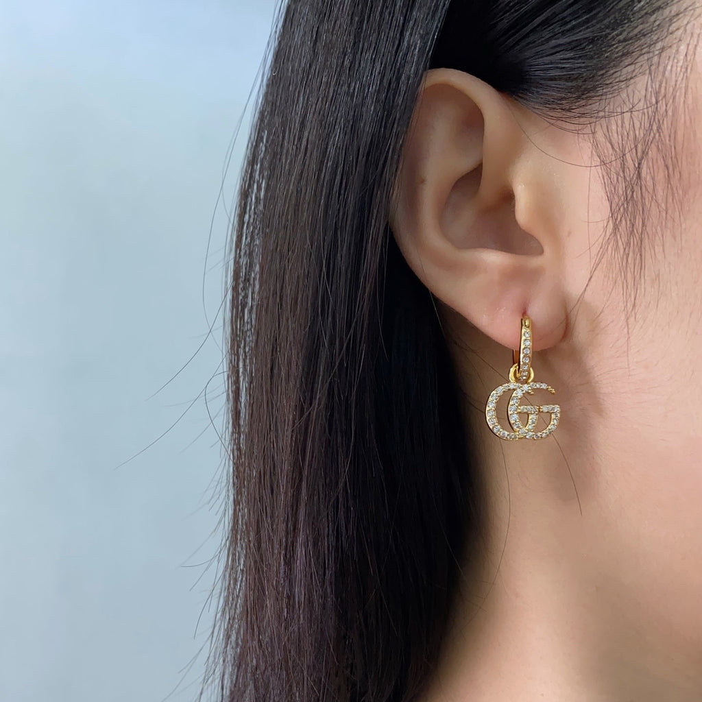 GUCCI P70 Crystal Earrings