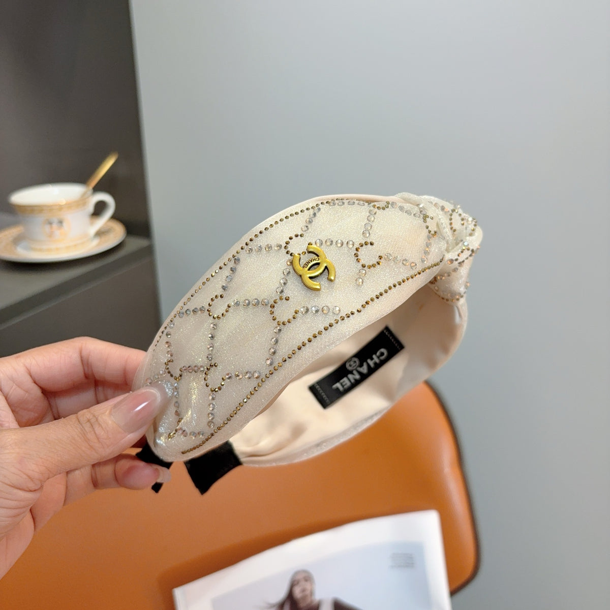 CHANEL Crystal Headband
