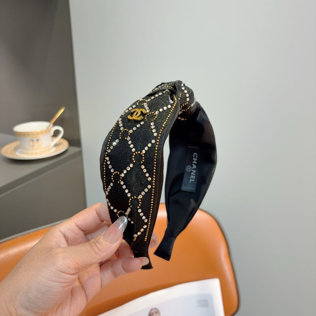 CHANEL Crystal Headband