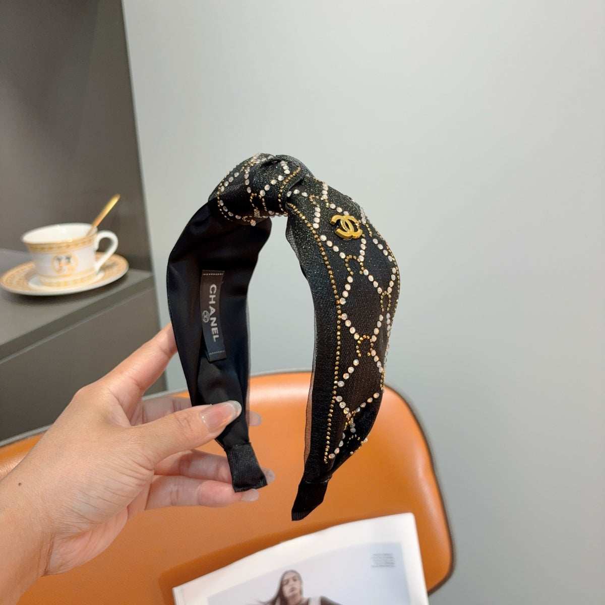 CHANEL Crystal Headband