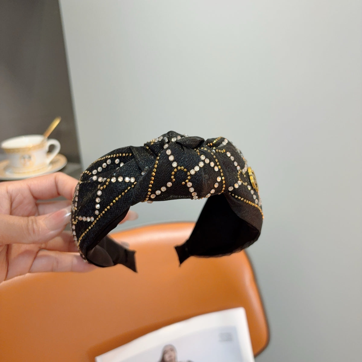 CHANEL Crystal Headband
