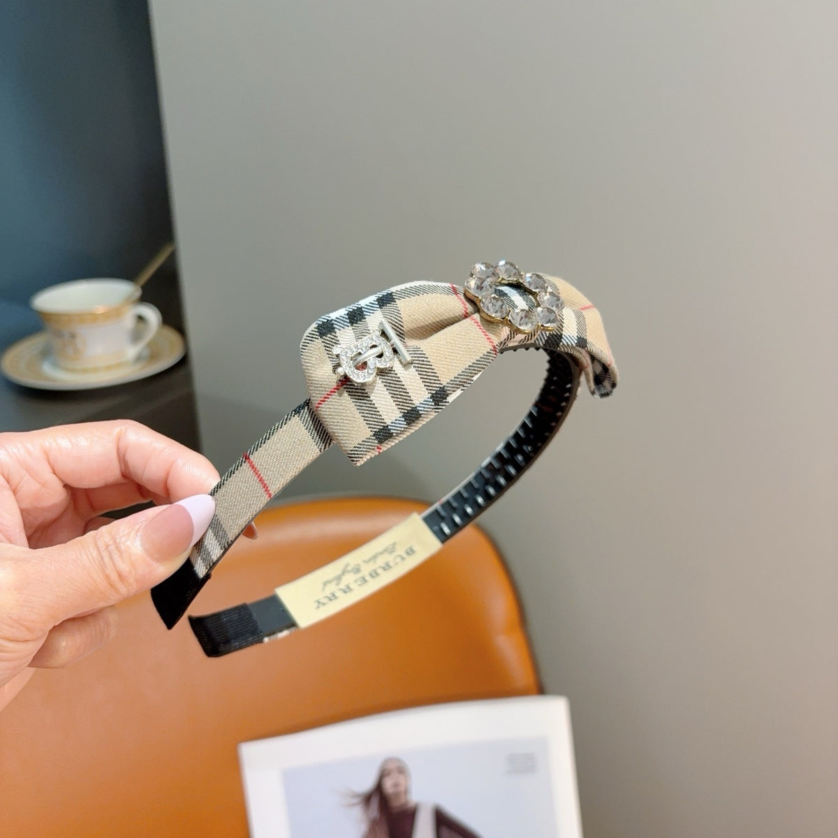BURBERRY Bow Headband