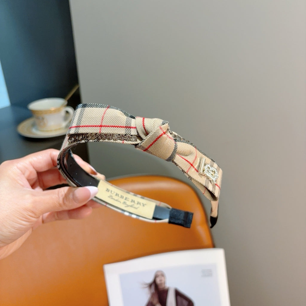 BURBERRY Bow Headband