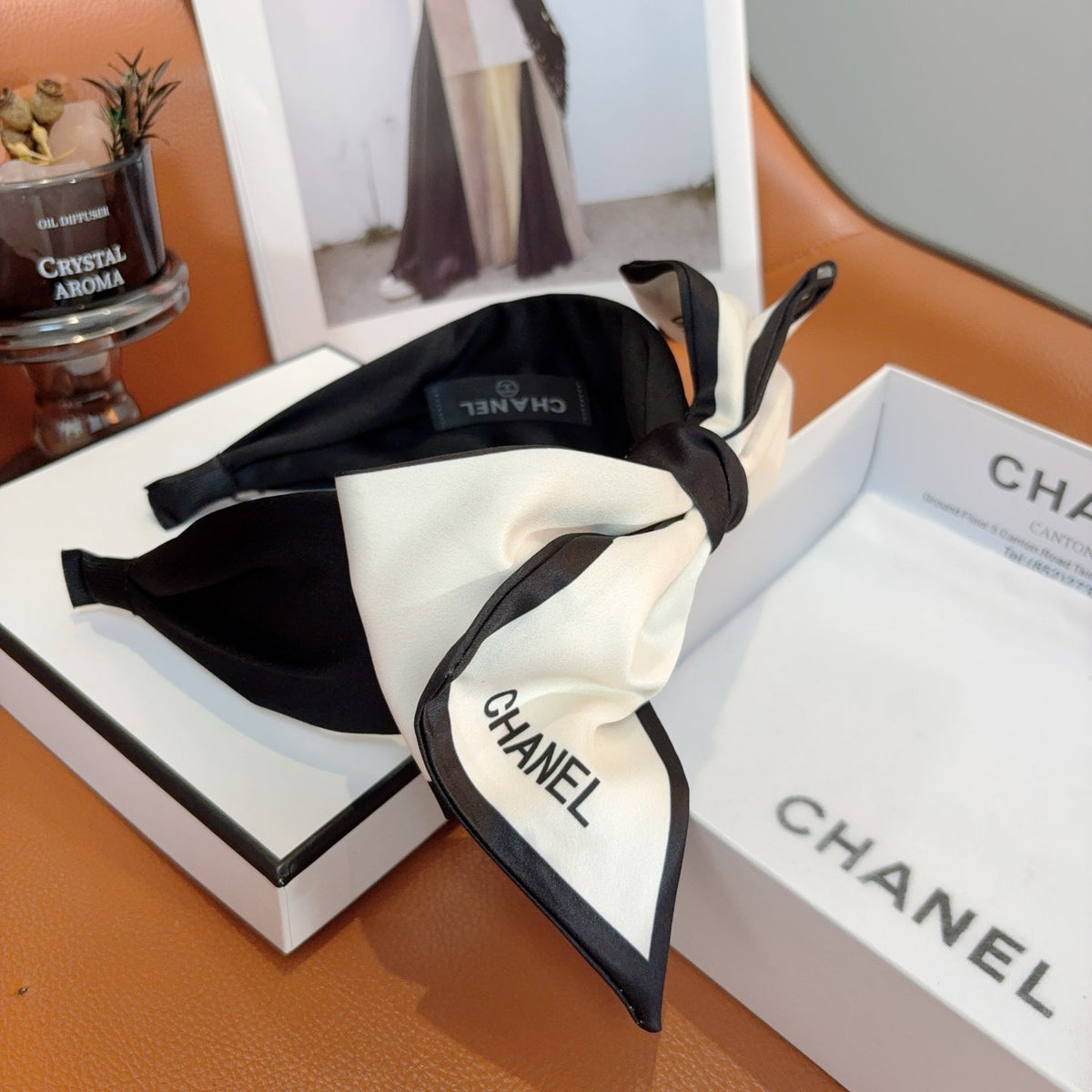 CHANEL Bow Wide Vintage Headband