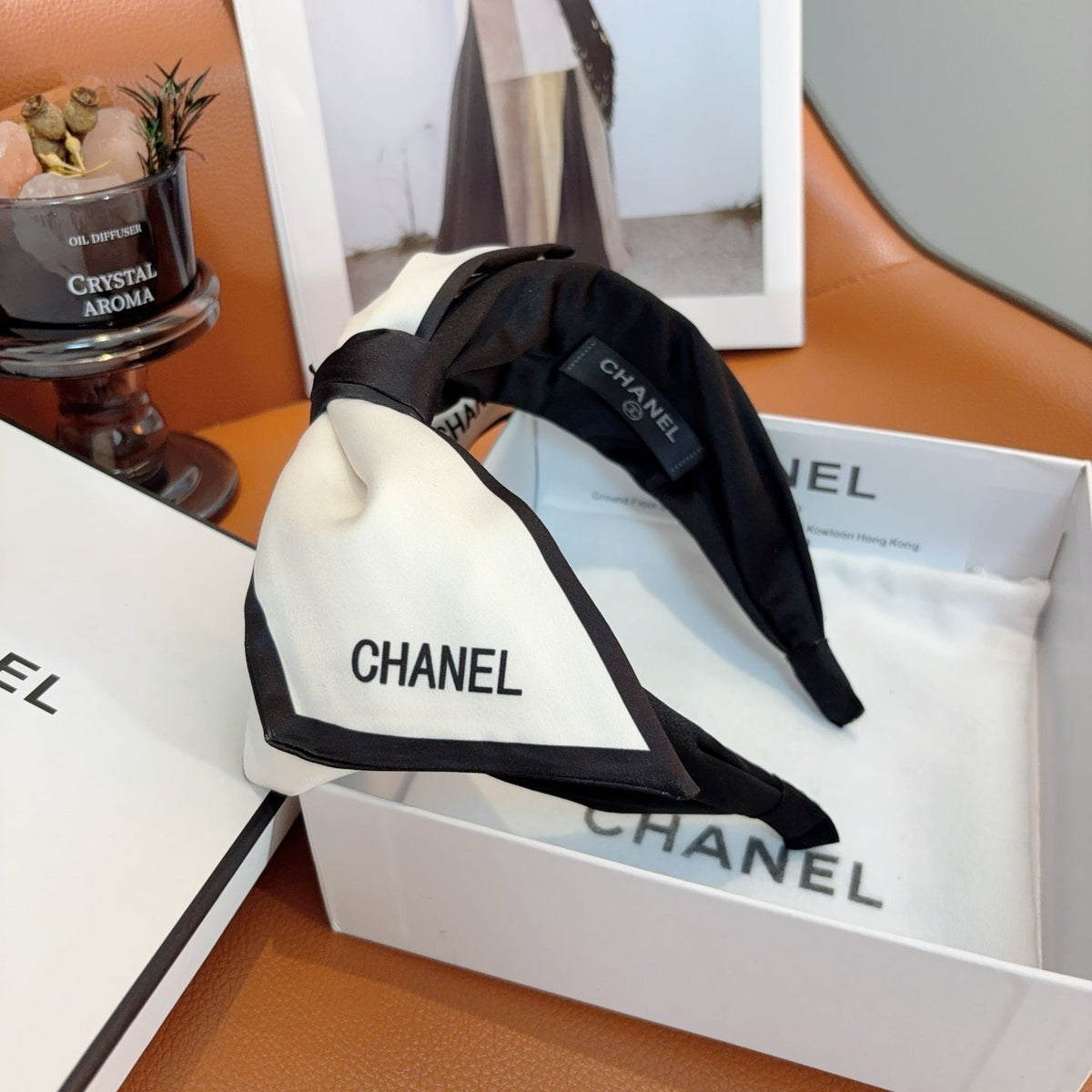CHANEL Bow Wide Vintage Headband