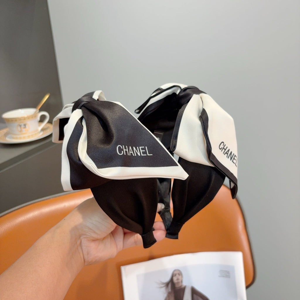 CHANEL Bow Wide Vintage Headband