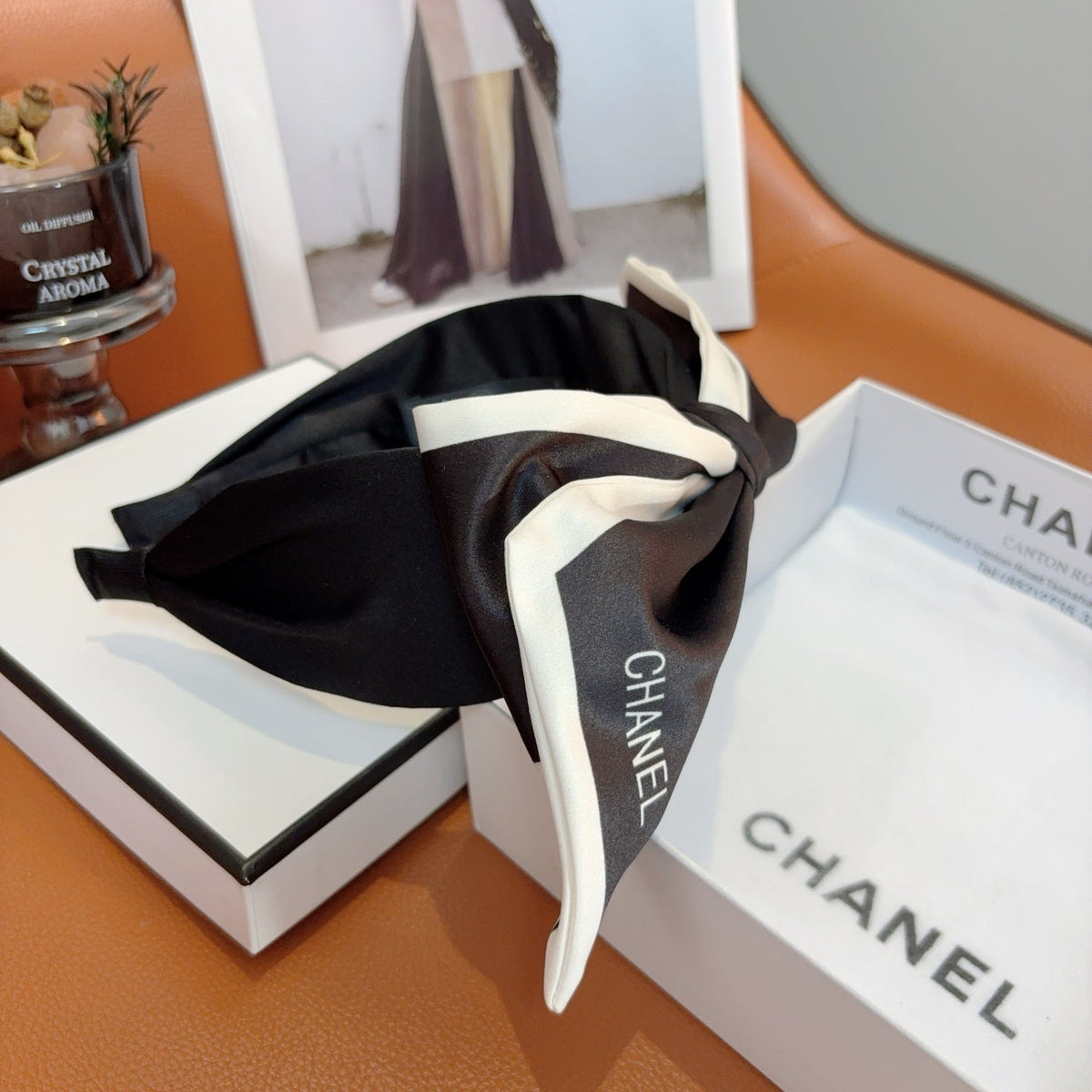 CHANEL Bow Wide Vintage Headband