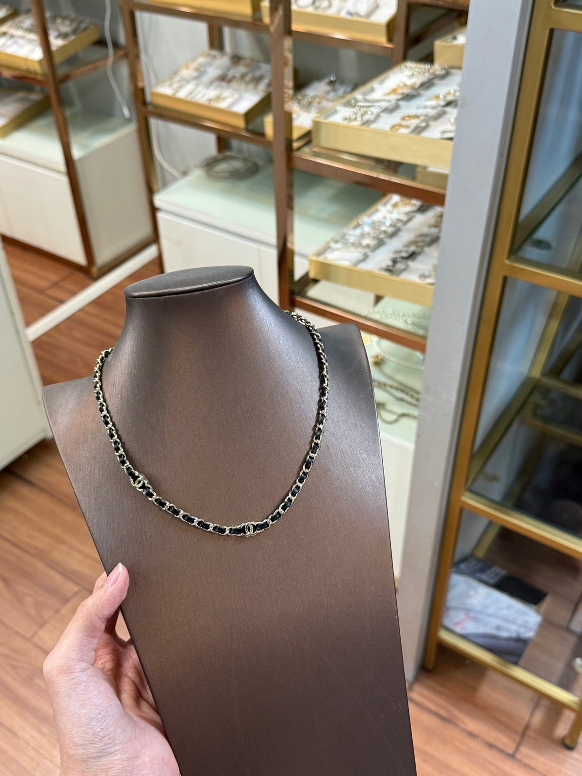 CHANEL Double-C Vintage Pendant Necklace