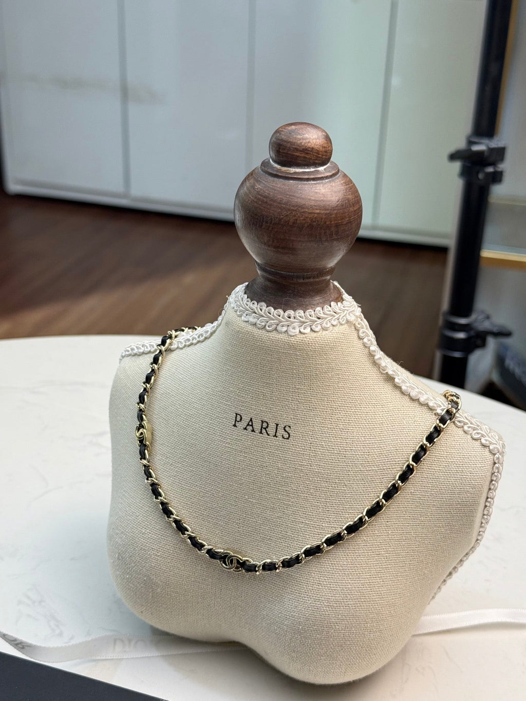 CHANEL Double-C Vintage Pendant Necklace