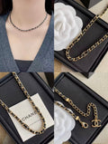 CHANEL Double-C Vintage Pendant Necklace