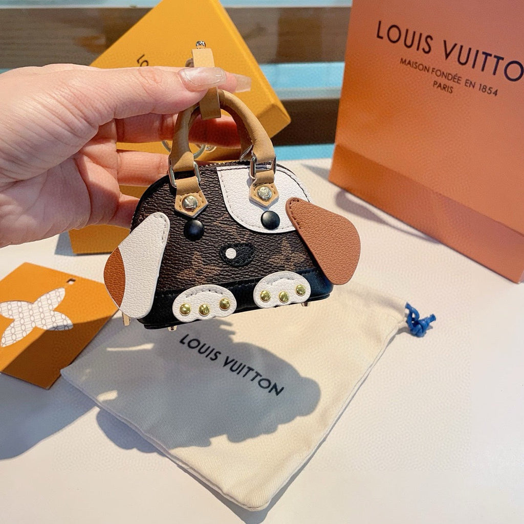 LOUIS VUITTON Metal Logo Mini Bag Bag Charm