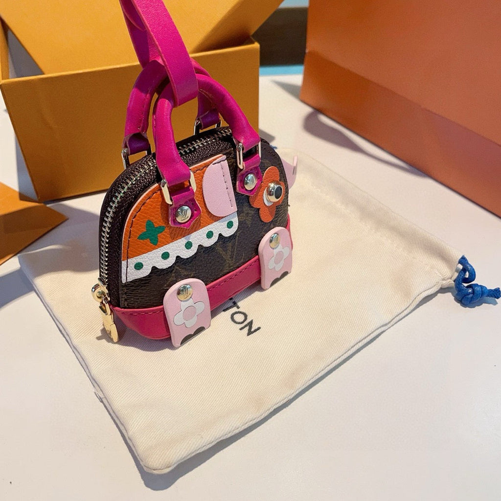LOUIS VUITTON Metal Logo Mini Bag Bag Charm