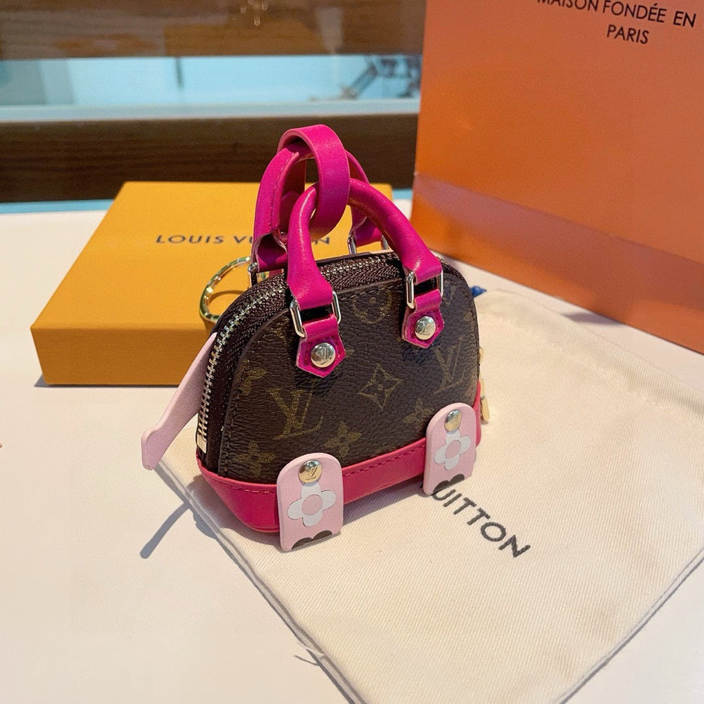 LOUIS VUITTON Metal Logo Mini Bag Bag Charm