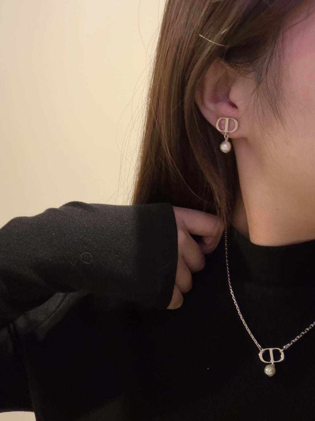 DIOR Pearl Choker Necklace