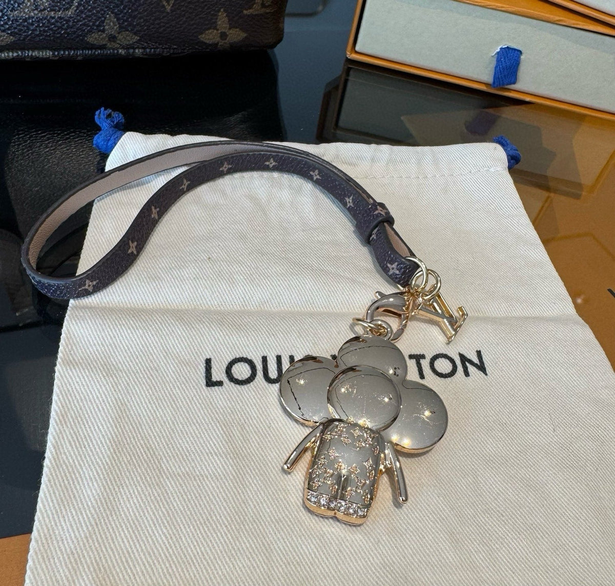 LOUIS VUITTON Bag Charm Keychain