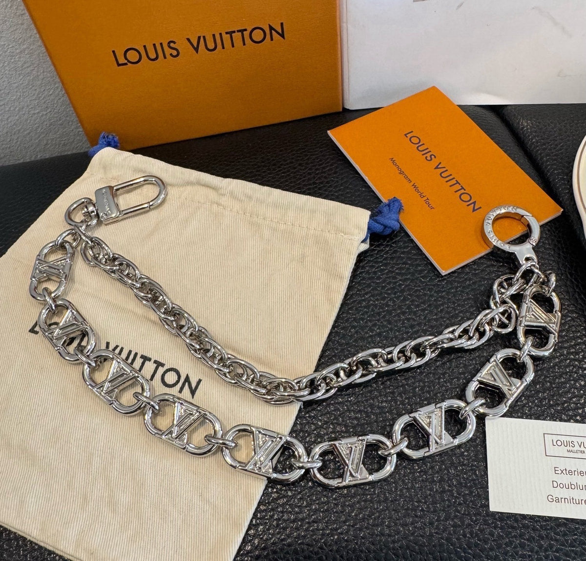 LOUIS VUITTON Bag Charm Keychain