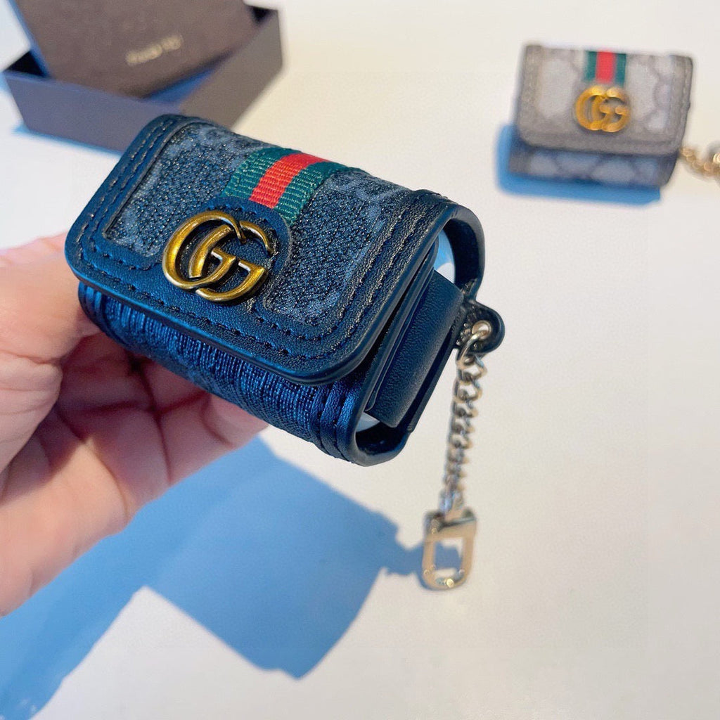 GUCCI Canvas Bag Charm Keychain