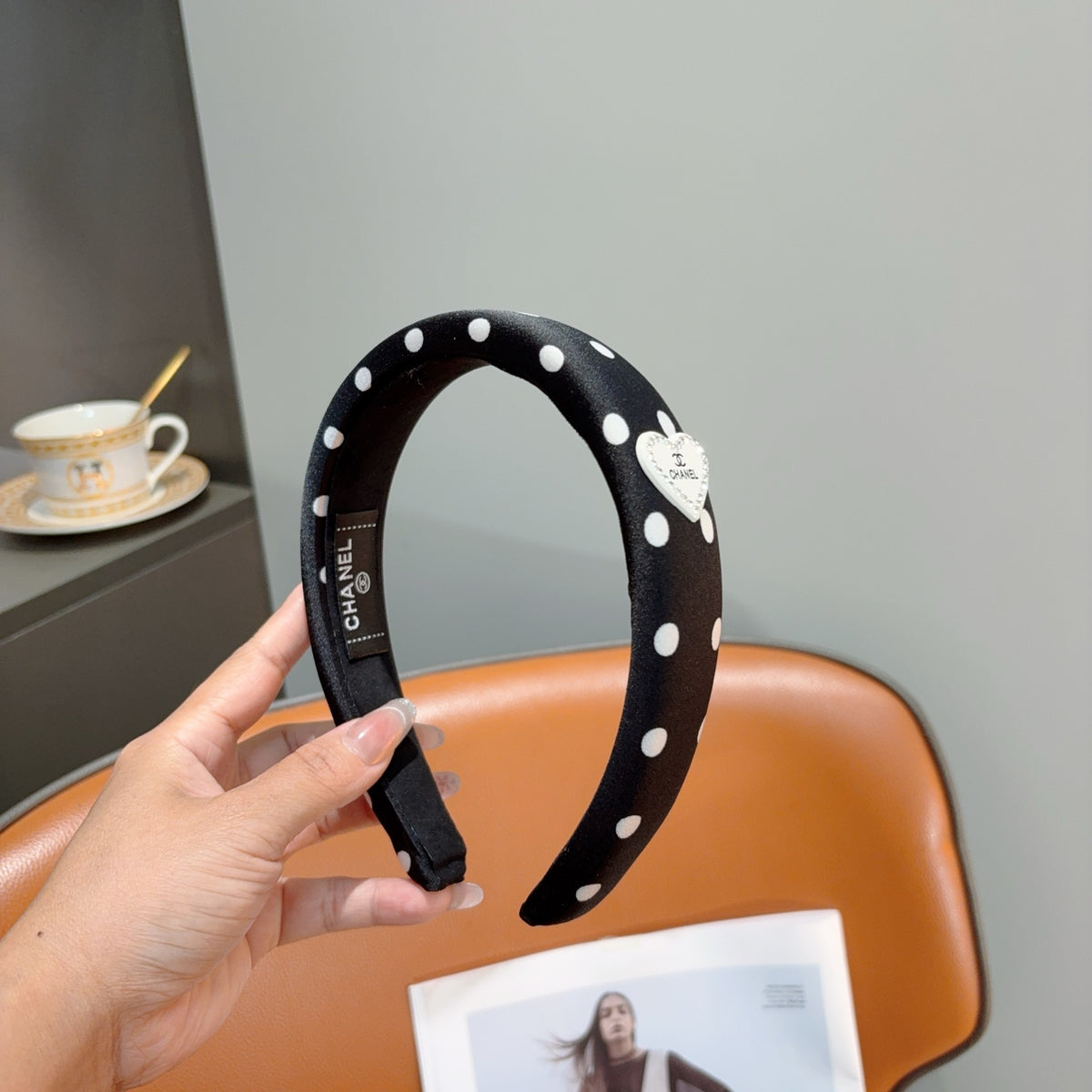 CHANEL Logo Headband