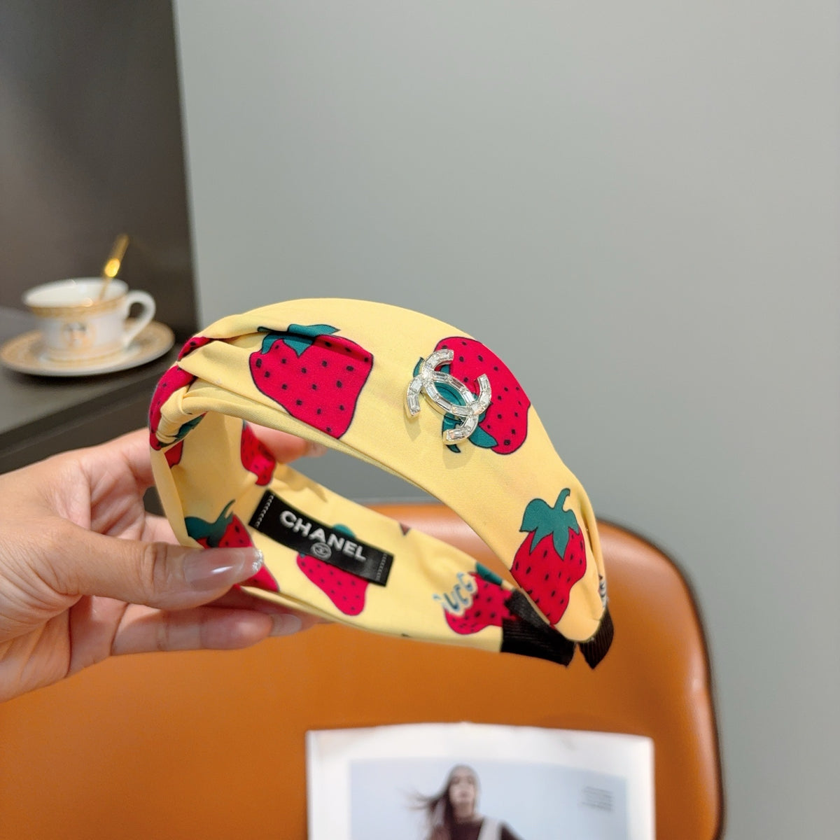CHANEL Logo Headband