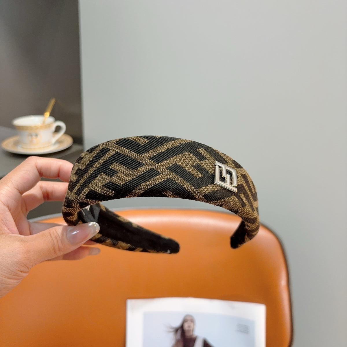 FENDI FF Logo Headband