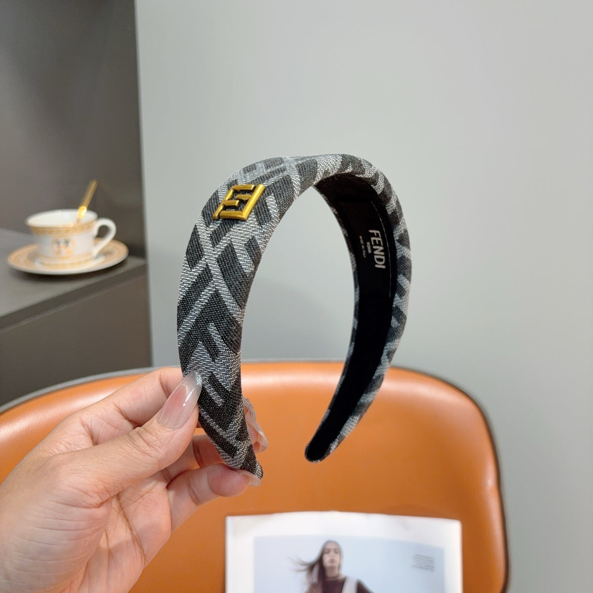 FENDI FF Logo Headband