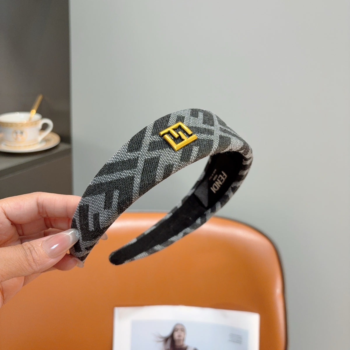 FENDI FF Logo Headband