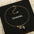 CHANEL Pearl Double-C Pendant Necklace