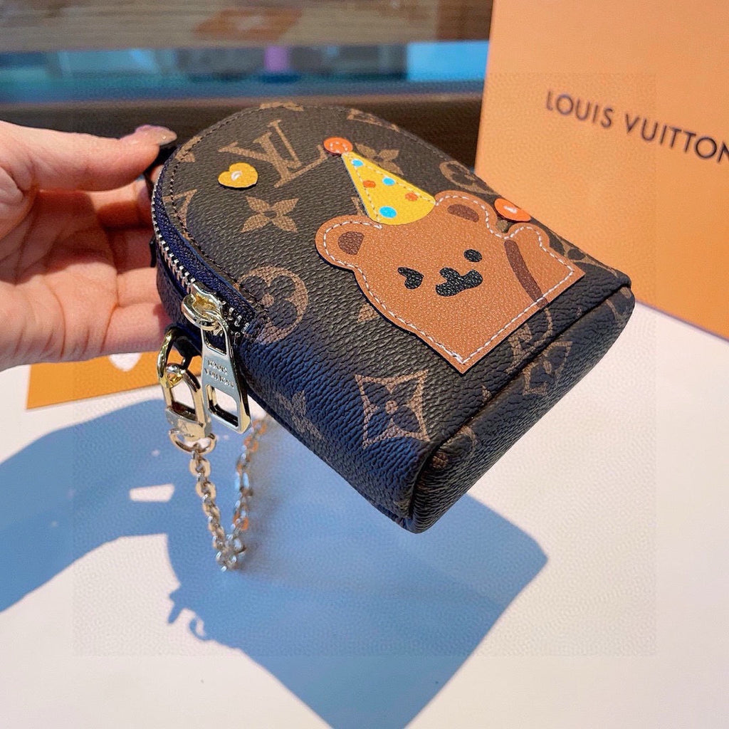LOUIS VUITTON Metal Logo Mini Bag Bag Charm