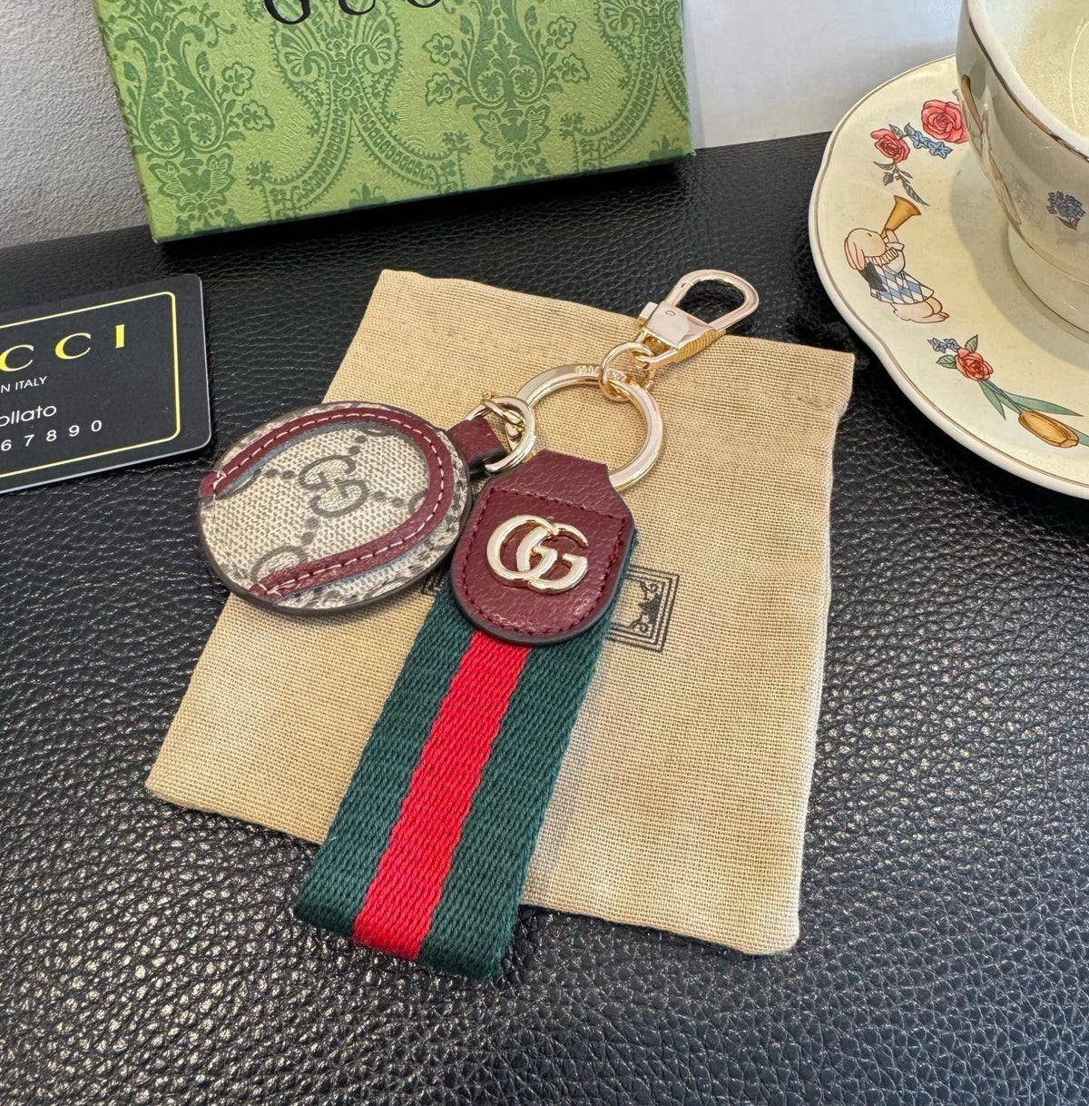 GUCCI Bag Charm Keychain