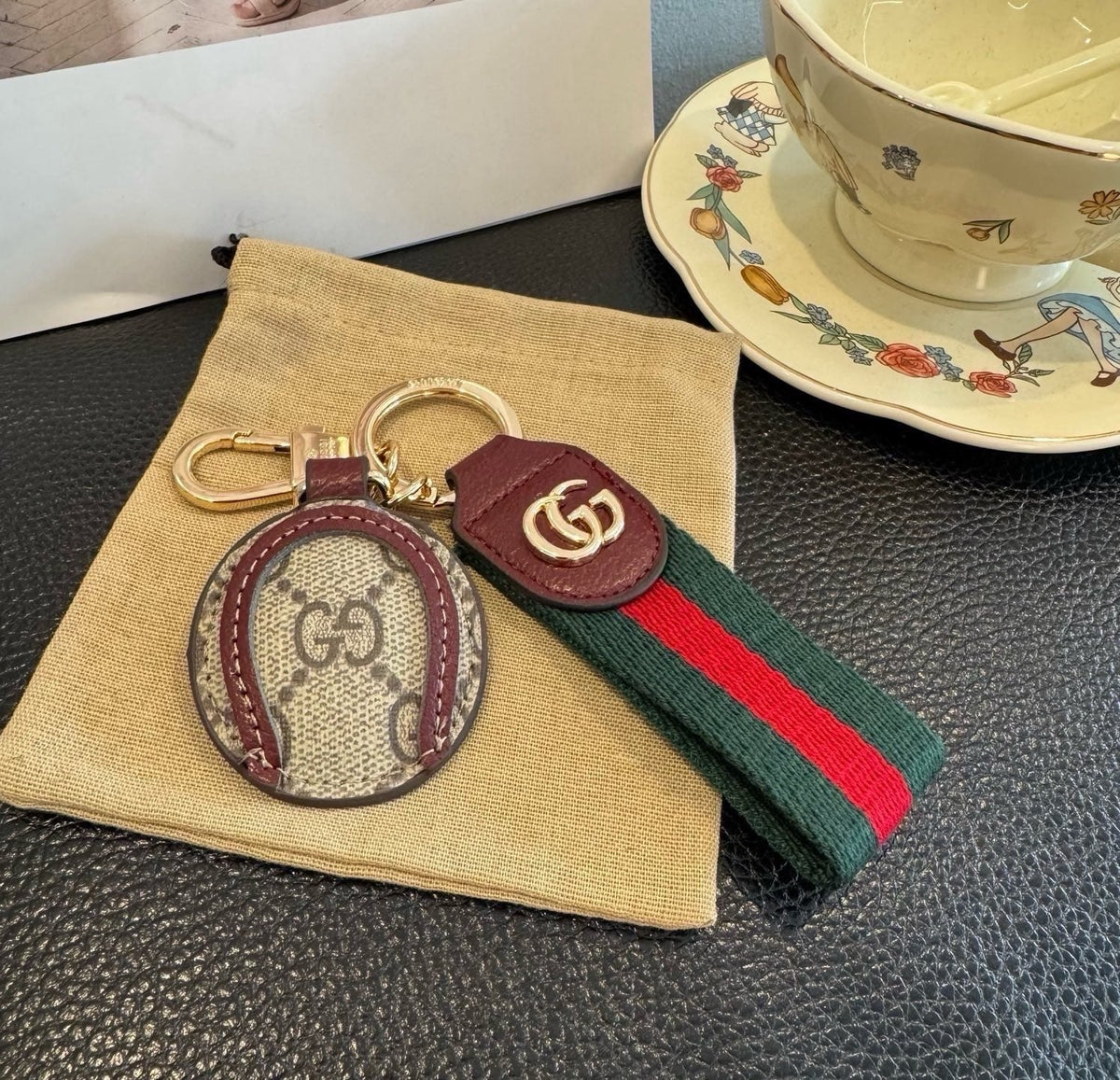 GUCCI Bag Charm Keychain
