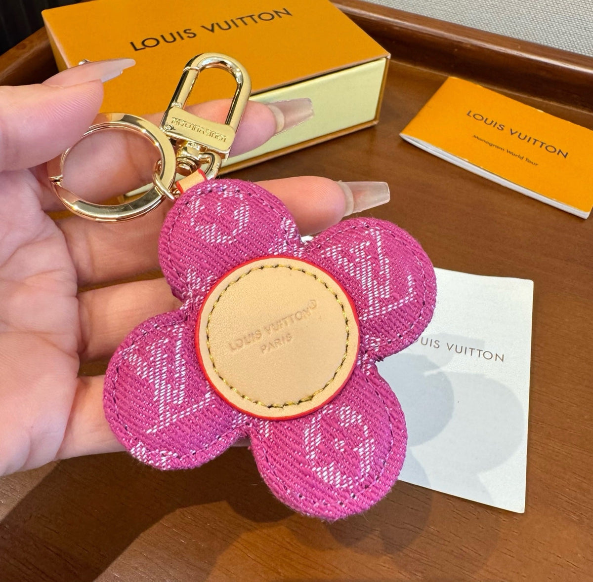 LOUIS VUITTON Bag Charm Keychain