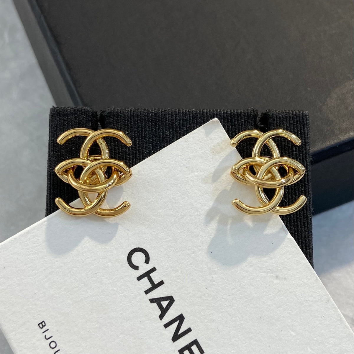 CHANEL Vintage Double-C Earrings