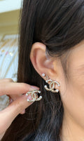 CHANEL Pearl Earrings